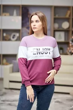 Толстовка трикотажная Трио (сиреневая)