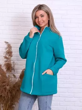 Толстовка трикотажная Залика (бирюзовая)