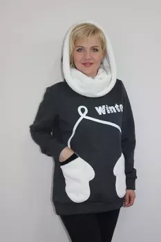 Толстовка трикотажная Зима рр