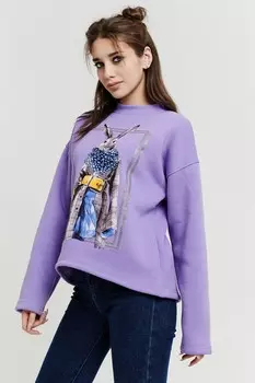 Толстовка трикотажная Златари (сиреневая)