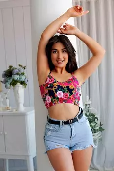 Топ трикотажный Дилара (малиновый)