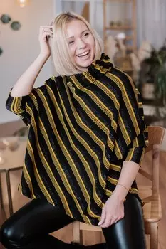 Туника акриловая Ракель (желтая полоса) рр