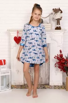 Туника детская Анжела (голубая)