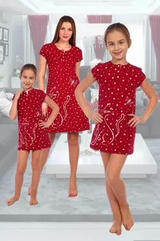 Туника детская Ключик (бордовая)