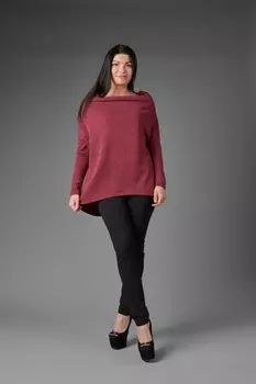 Туника из ангоры Невада (бордовая)