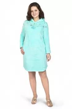 Туника из велсофта Виола (бирюзовая)