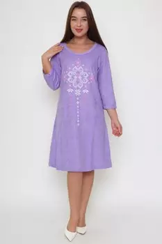 Туника махровая Снежинка (сиреневая) рр