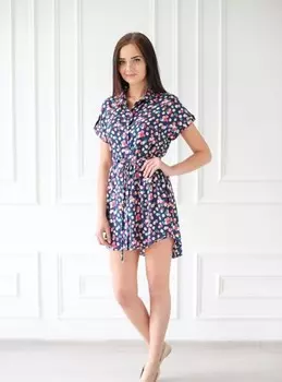 Туника штапельная Надя (в ассортименте)