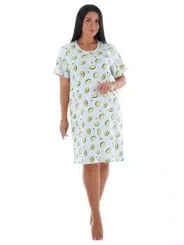 Туника трикотажная Адельфина (голубая полоса)