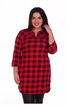 Туника трикотажная Адилин (красная)