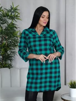 Туника трикотажная Адилин (зеленая) рр