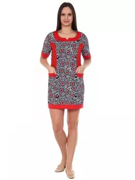 Туника трикотажная Адмиранда (красная) рр