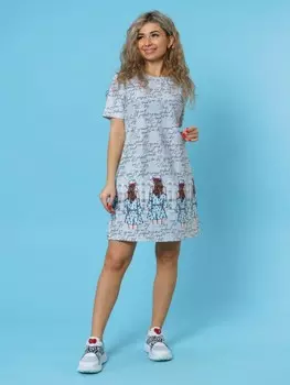 Туника трикотажная Афанасия (серая)