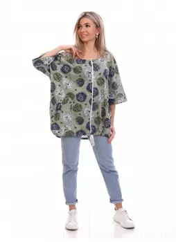 Туника трикотажная Агуэда (оливковый) рр