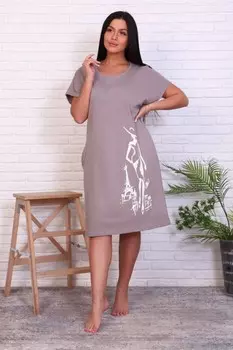 Туника трикотажная Акила (серая)