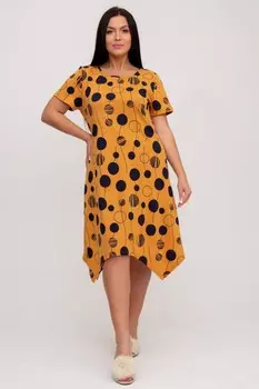 Туника трикотажная Алдана (горчичная) рр