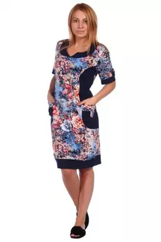 Туника трикотажная Алетея (голубая) рр