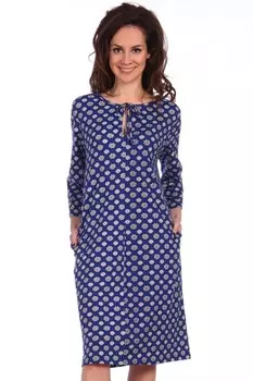 Туника трикотажная Алисия (синяя)