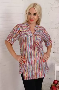 Туника трикотажная Амадина (розовая) рр