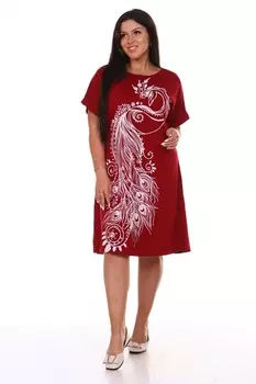 Туника трикотажная Амали (красная) рр