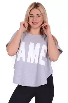 Туника трикотажная Амелия (серая)