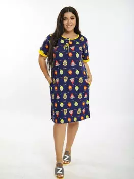 Туника трикотажная Ананас