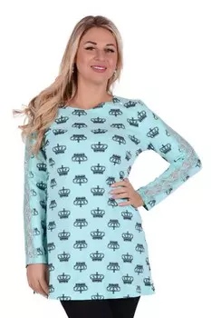 Туника трикотажная Андреа (ментоловая) рр