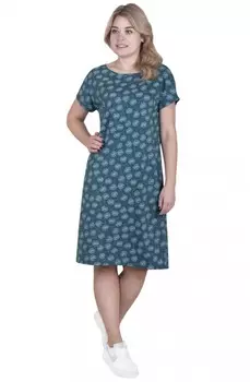 Туника трикотажная Анфиса (морская волна)