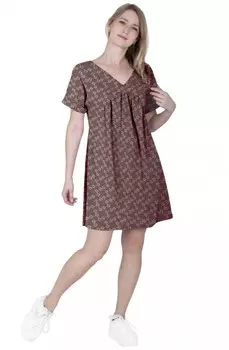 Туника трикотажная Асти (коричневая)