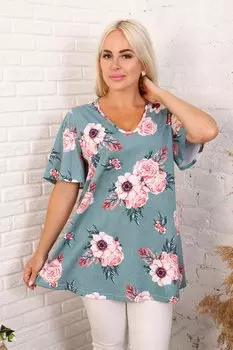 Туника трикотажная Атава (зеленая) рр