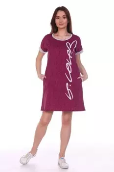 Туника трикотажная Аурели (бордовая)