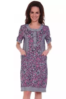 Туника трикотажная Аксинья (розовая)