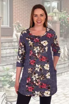 Туника трикотажная Бегония (лилии) рр