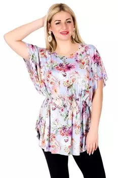 Туника трикотажная Бианка (цветы) рр