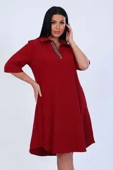 Туника трикотажная Блисса (красная)