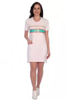 Туника трикотажная Бренда (белая)