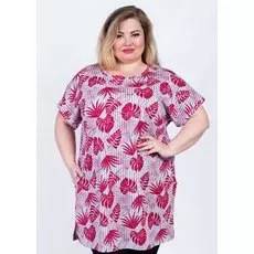 Туника трикотажная Брианна (бордовая)