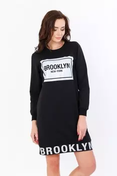 Туника трикотажная Бруклин (черная)