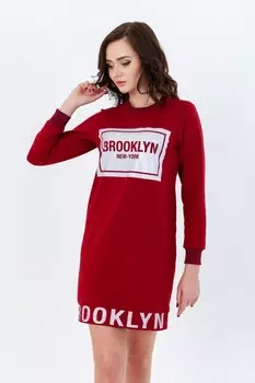 Туника трикотажная Бруклин (красная)