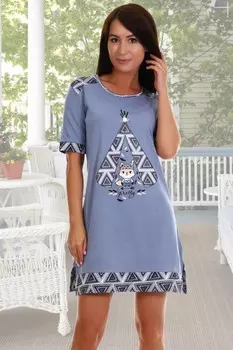 Туника трикотажная Бруна (серая) рр