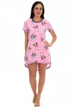 Туника трикотажная Чика (розовая)