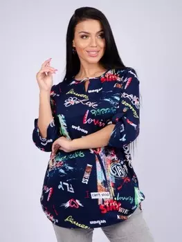 Туника трикотажная Далимира (граффити)