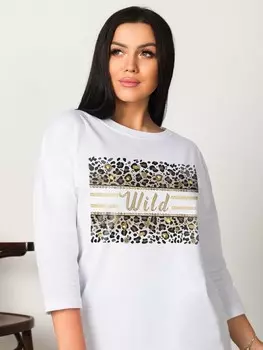 Туника трикотажная Дардана (белая)