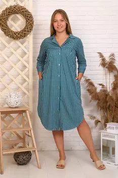 Туника трикотажная Дарис (зеленая)