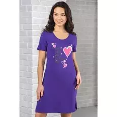 Туника трикотажная Дебби (фиолетовая)