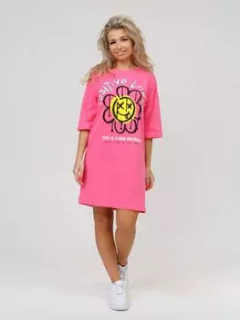 Туника трикотажная Дельмира (розовая)