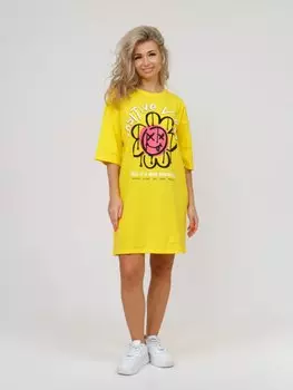 Туника трикотажная Дельмира (желтая)