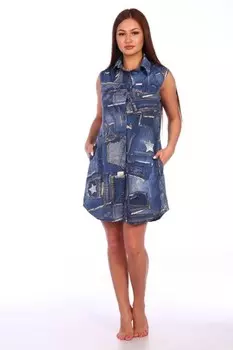 Туника трикотажная Деним рр