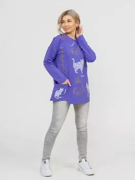 Туника трикотажная Донатин (фиолетовая)