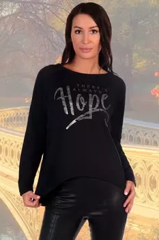 Туника трикотажная Дубай (черная)